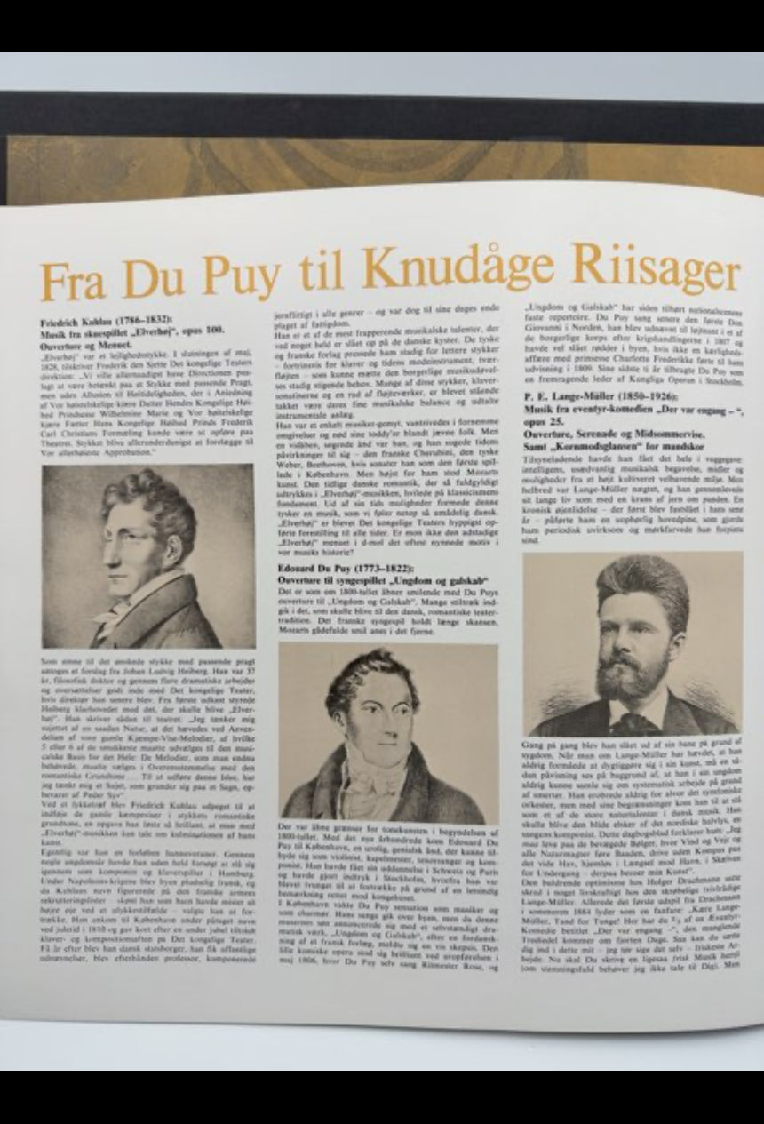 LP - DANSK MUSIK - Det kongelige kapel